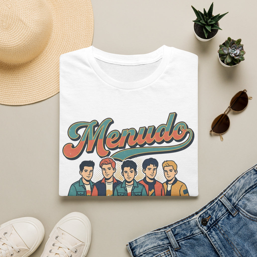 Menudo Boy Band Retro Tee — Vintage Latin Pop Concert T-Shirt