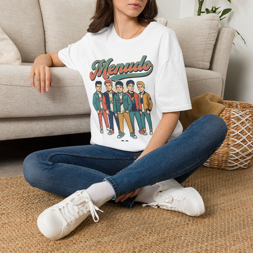 Menudo Boy Band Retro Tee — Vintage Latin Pop Concert T-Shirt