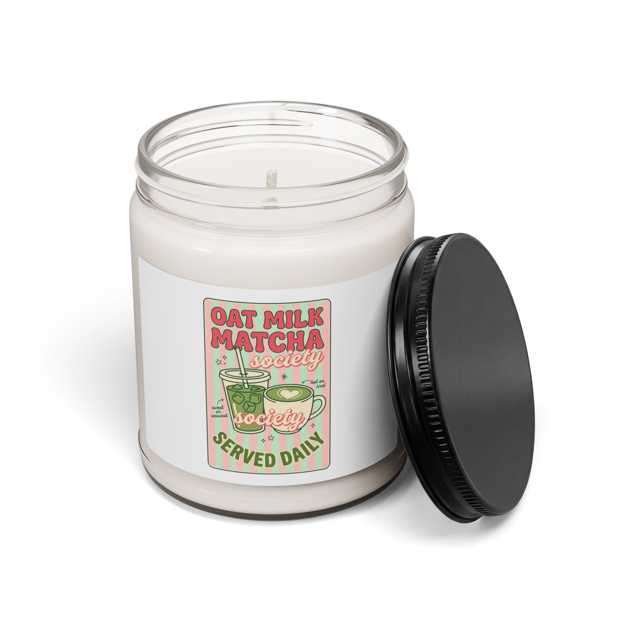 Oat Milk Matcha Society Candle | Matcha Aesthetic Soy Candle