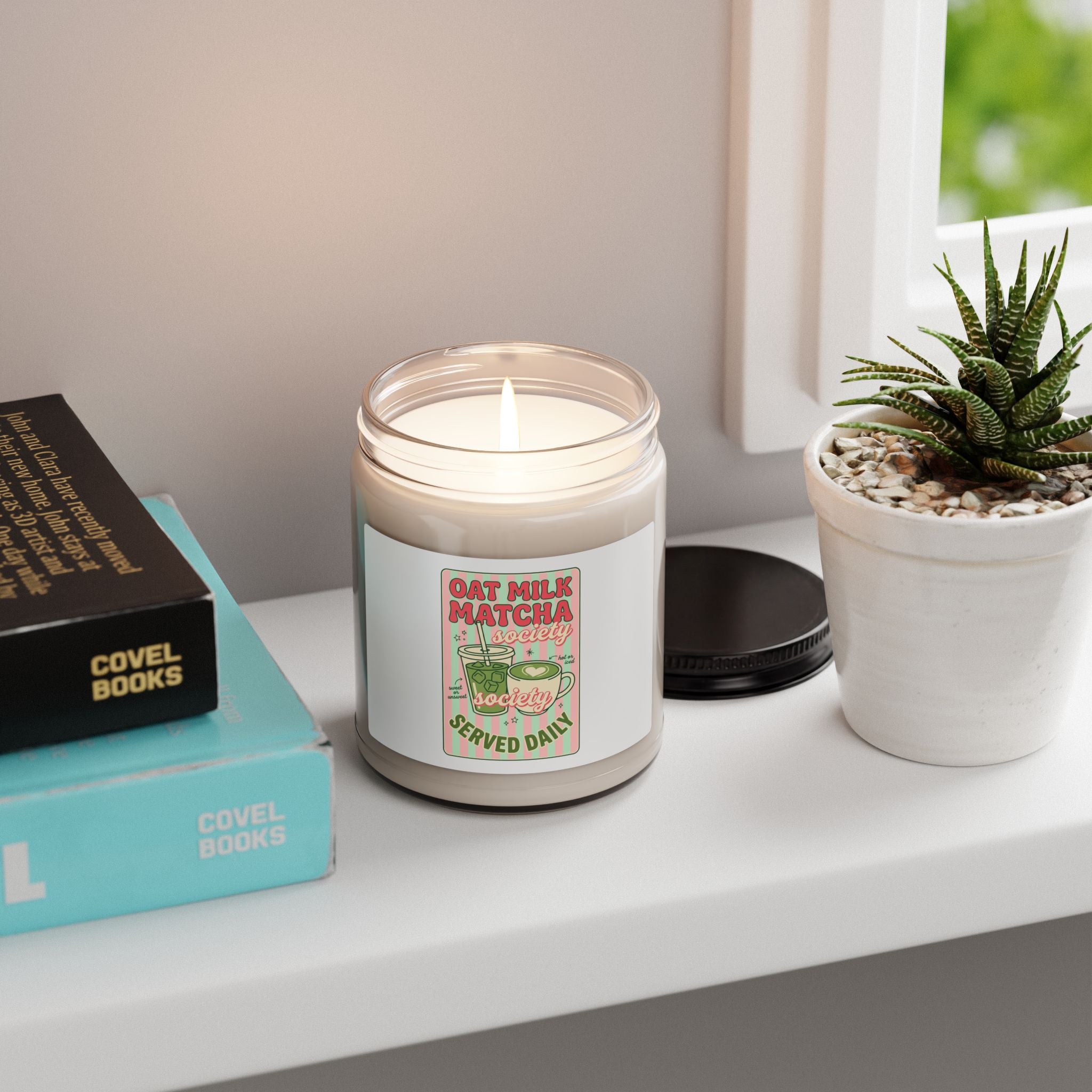 Oat Milk Matcha Society Candle | Matcha Aesthetic Soy Candle