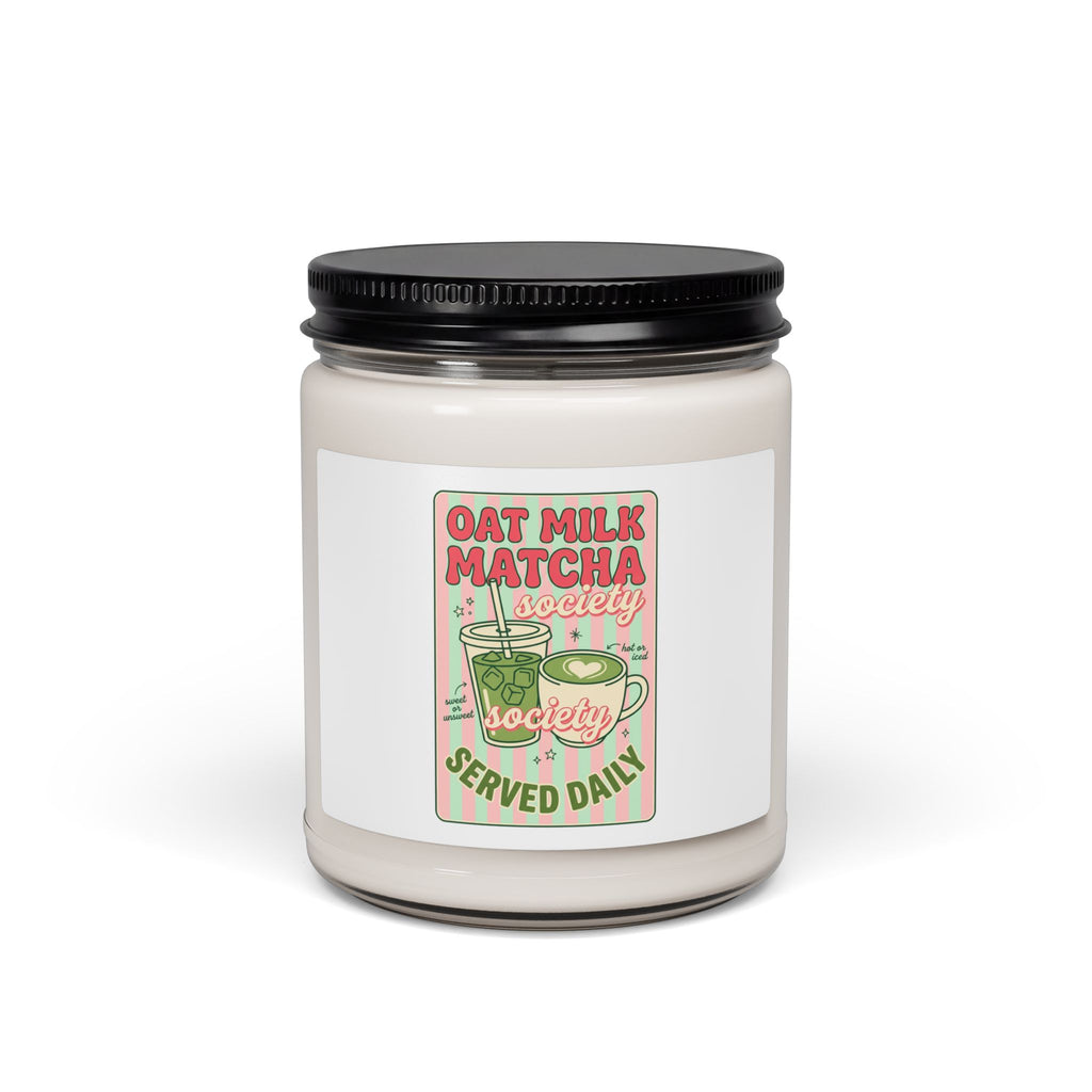 Oat Milk Matcha Society Candle | Matcha Aesthetic Soy Candle