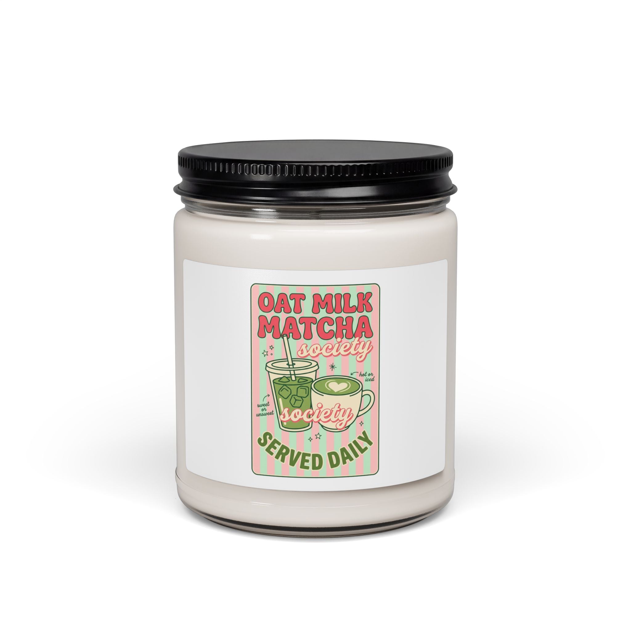 Oat Milk Matcha Society Candle | Matcha Aesthetic Soy Candle
