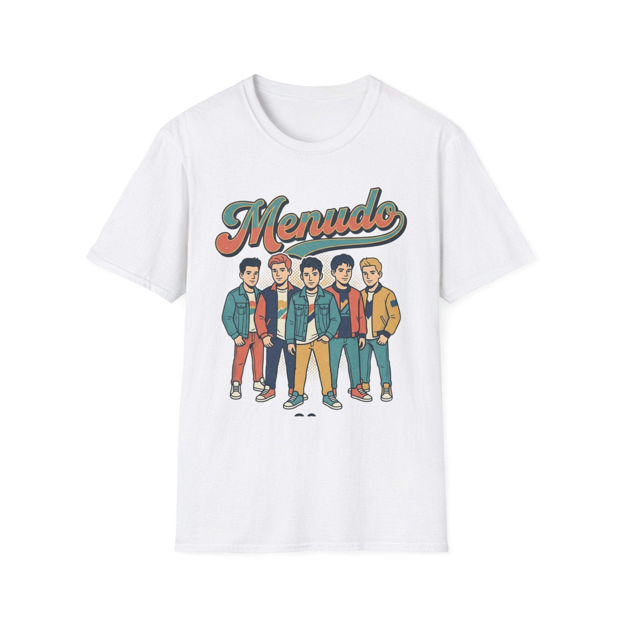 Menudo Boy Band Retro Tee — Vintage Latin Pop Concert T-Shirt